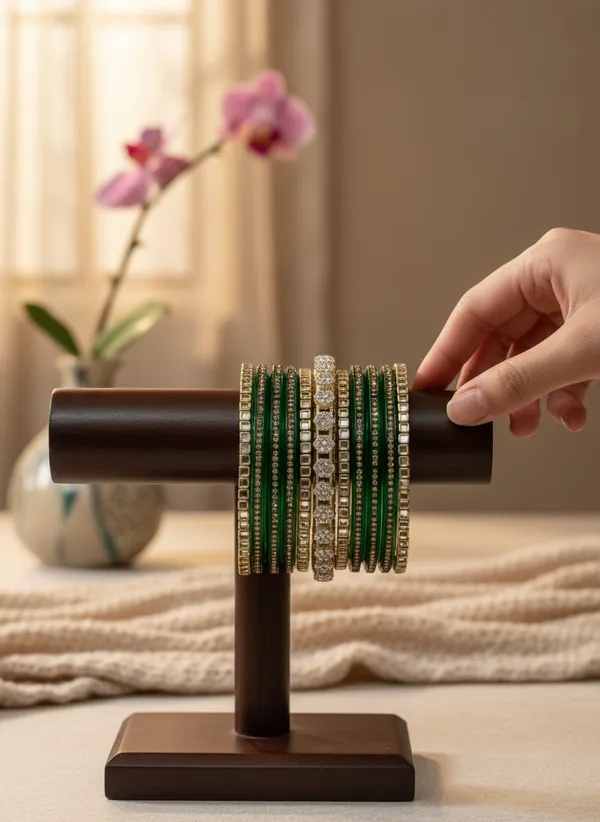 Green_Glass_Stone_Bangle_Set_For_Women