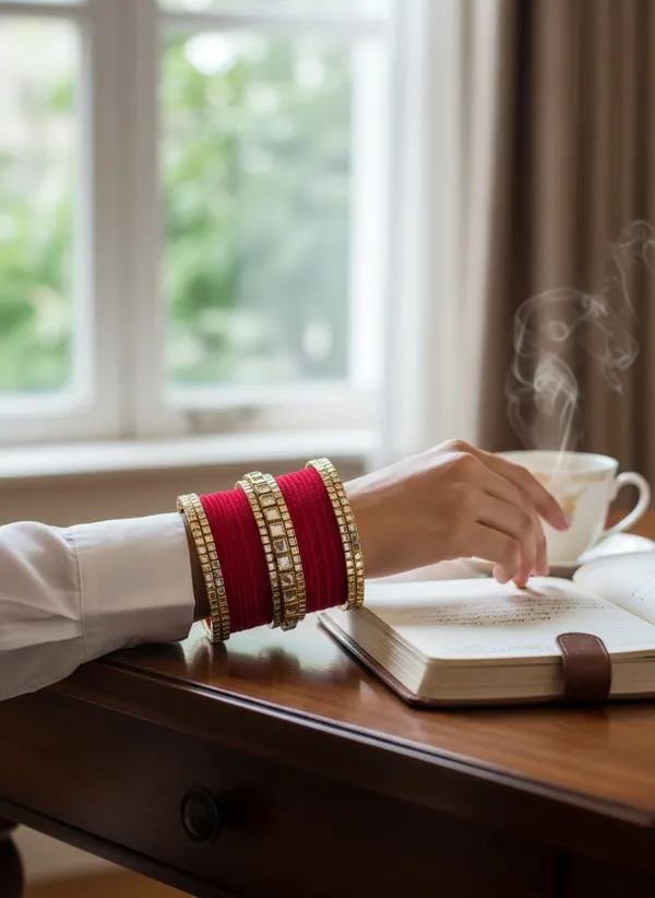 Red_Stone_Bangle_Set_For_Women