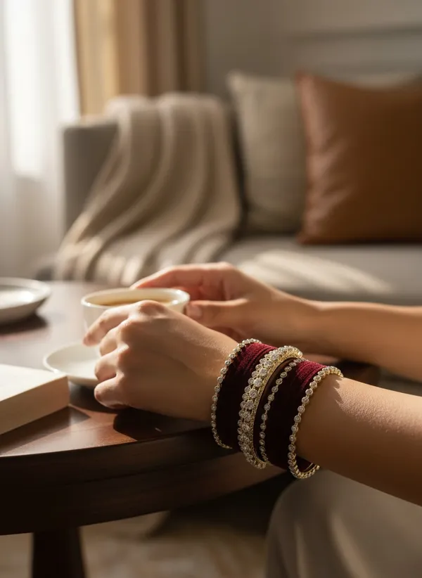 Maroon_Aluminium_Stone_Bangle_Set_For_Women