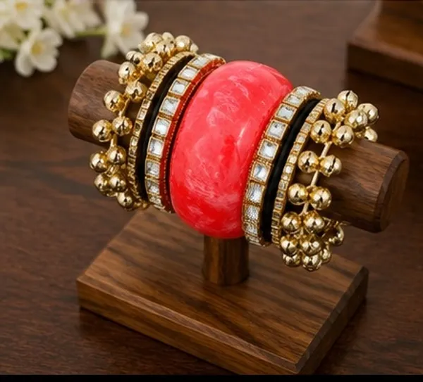Red_Embellished_Ghungroo_Bangle_Set_For_Women