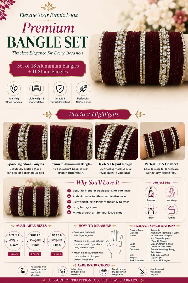Maroon_Stone_Bangle_Set_For_Women