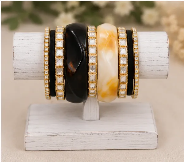 Multicolor_Resin_Bangle_Set_For_Women