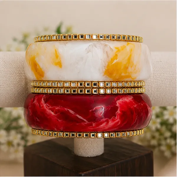 Multicolor_Resin_Bangle_Set_For_Women