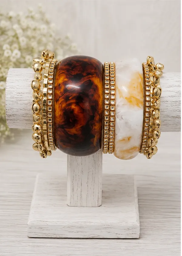 Gold_Tone_Multicolor_Bangle_Set_For_Women