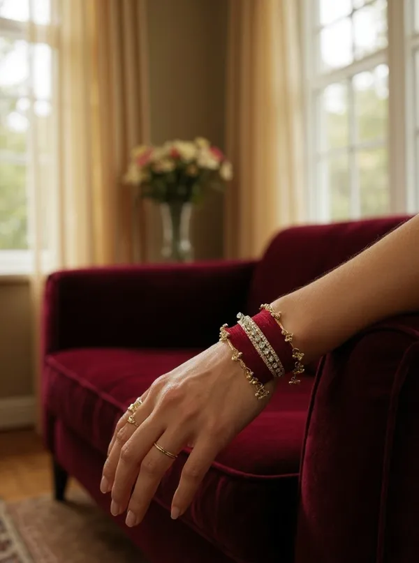 Red_Aluminum_Traditional_Bangle_Set_For_Women