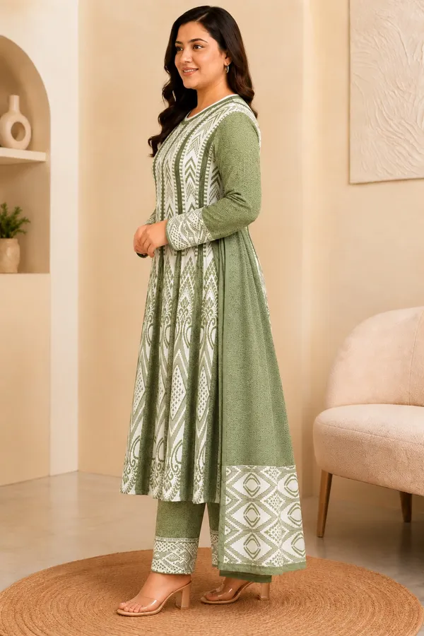 Grey_Kurti_3-Piece_Set_For_Women