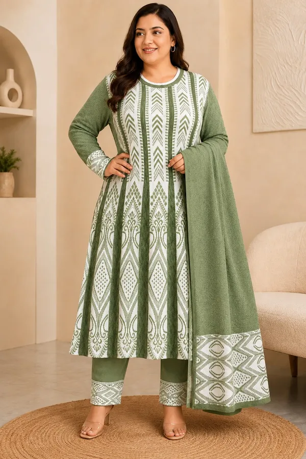 Grey_Kurti_3-Piece_Set_For_Women