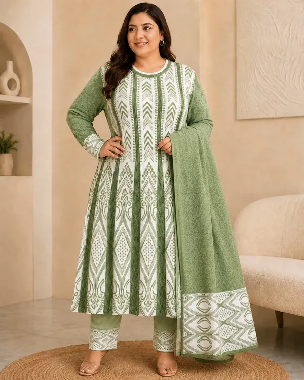 Grey_Kurti_3-Piece_Set_For_Women