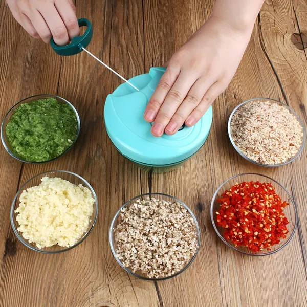 Manual_Vegetable_Chopper_With_Pull_Handle_450Ml_Transparent_Bowl_Sharp_Stainless_Steel_Blades_Compact_Food_Chopper_For_Onion_Garlic_Vegetables_Fruits_Herbs_-_Pack_Of_2