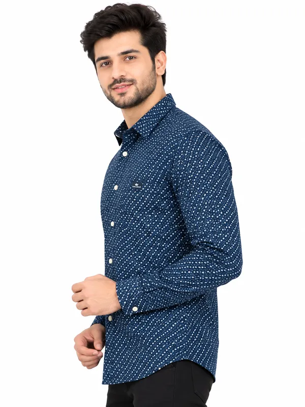 Club_London_Blue_printed_full_sleeve_shirt