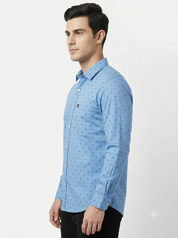 Club_London_Sky_Blue_printed_shirt_full_sleeves