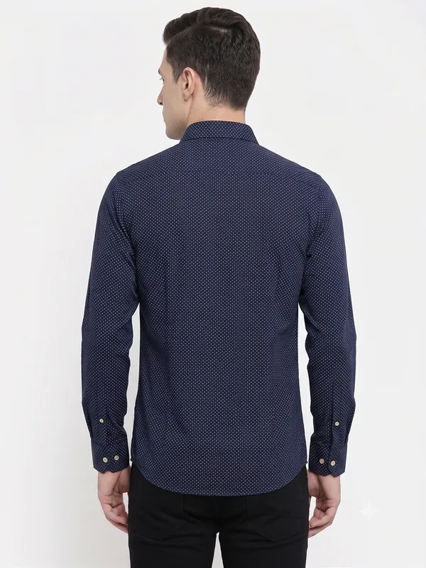 Club_london_Doted_Blue_shirt_full_sleeves