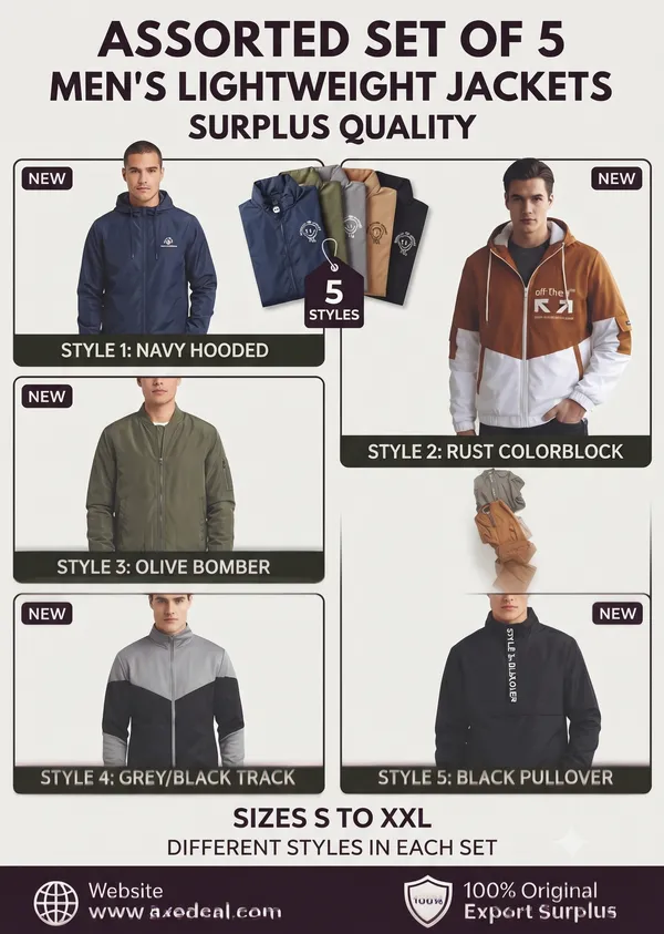 Set_of_5_Mens_Assorted_Surplus_Jackets_(Light_weight)