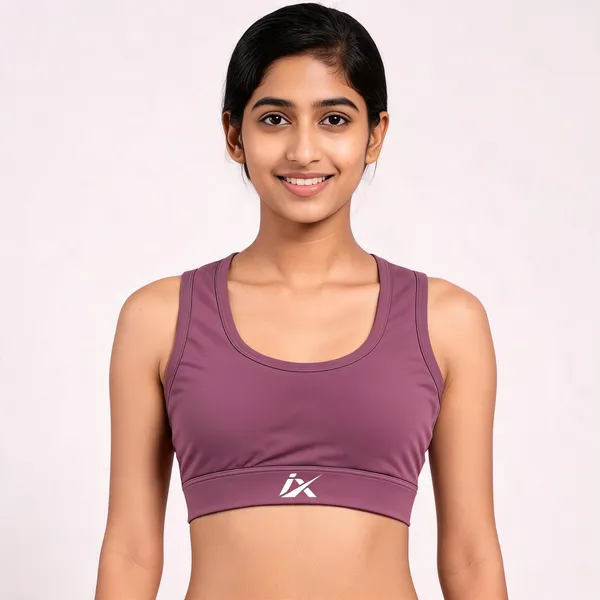 Mauve_Racerback_Sports_Bra_For_Women