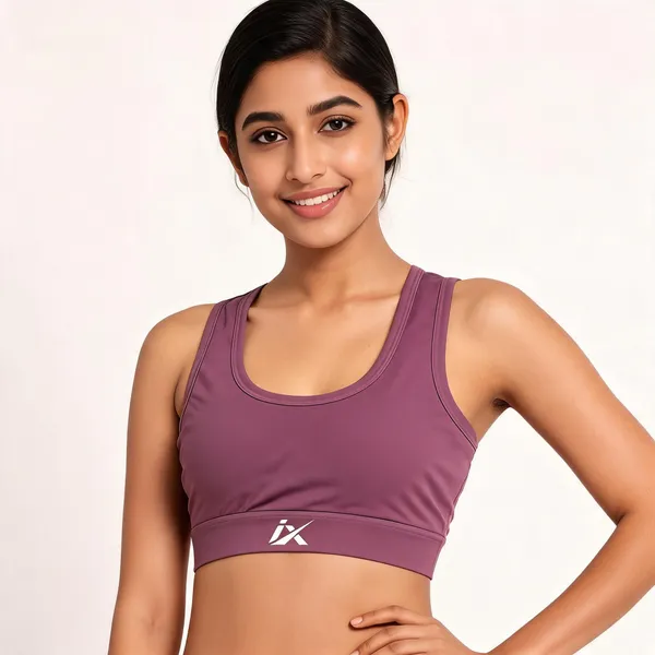 Mauve_Racerback_Sports_Bra_For_Women