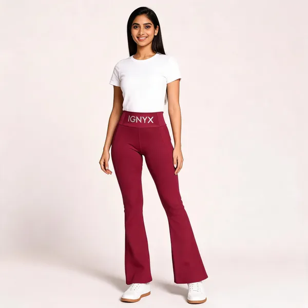 Maroon_High-Rise_Flared_Leggings_For_Women