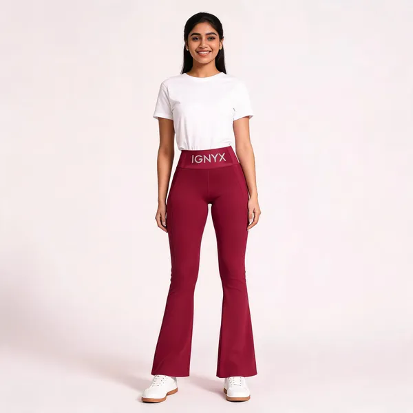 Maroon_High-Rise_Flared_Leggings_For_Women