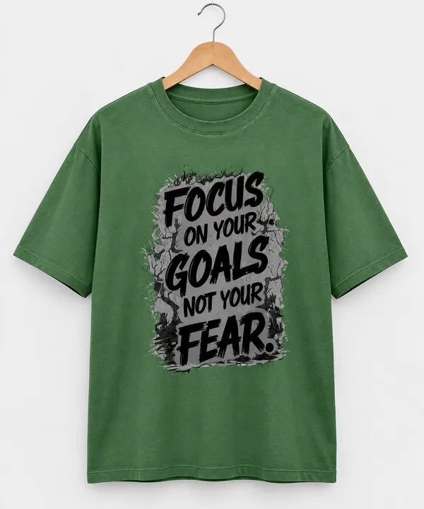 Forest_Green_Cotton_Oversized_Fit_T-Shirt_For_Unisex