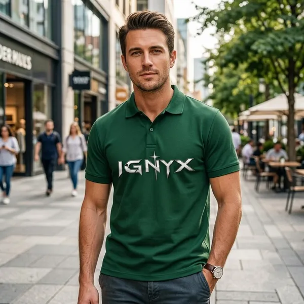 Flagged:_Maroon_Polo_T-Shirt_For_Men