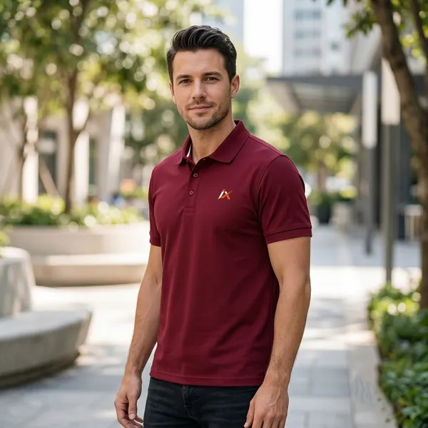Forest_Green_Regular_Fit_Polo_T-Shirt_For_Men