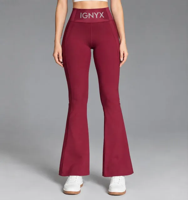 Maroon_High-Rise_Flared_Leggings_For_Women