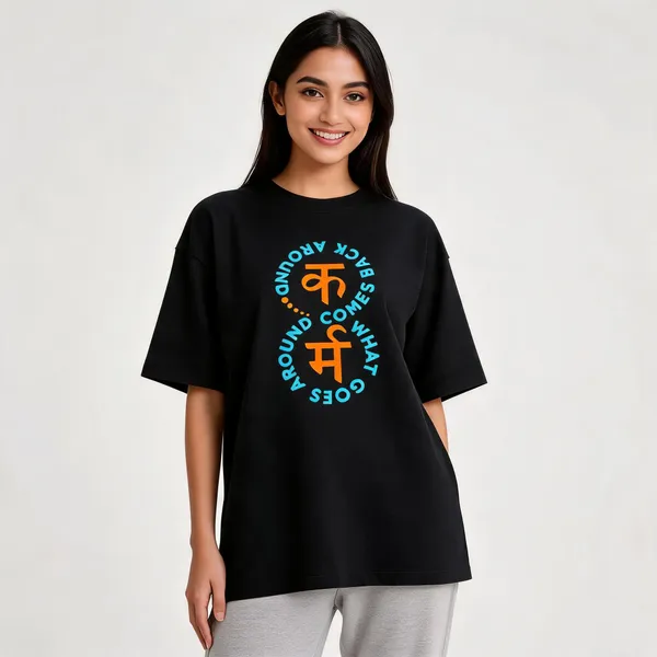 Black_Cotton_Oversized_Fit_Graphic_T-Shirt_For_Unisex