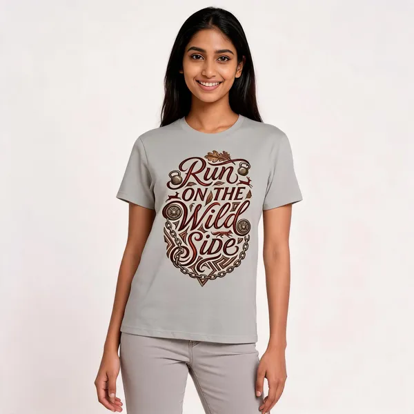 Flagged:_Gray_Regular_T-Shirt_For_Unisex