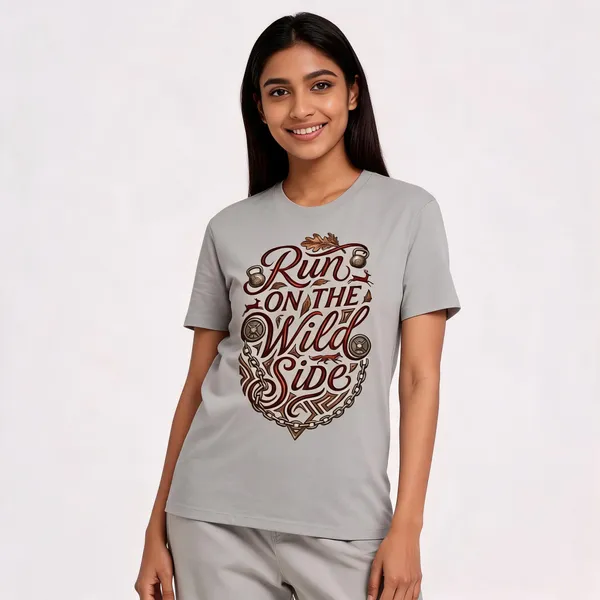 Flagged:_Gray_Regular_T-Shirt_For_Unisex