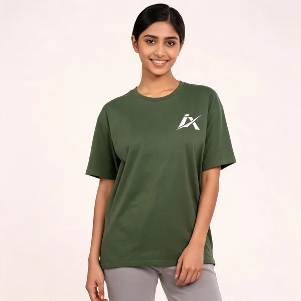 Forest_Green_Cotton_Regular_Fit_T-Shirt_For_Unisex