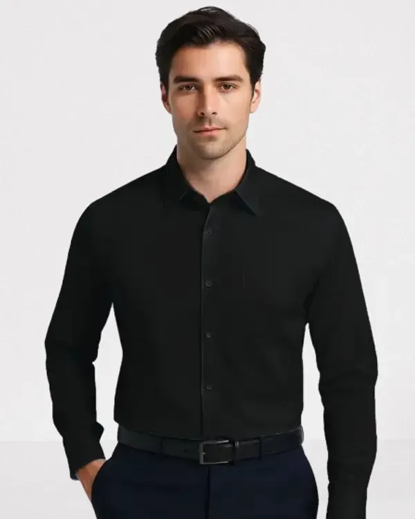 Black_Full_Sleeve_Formal_Shirt_For_Men