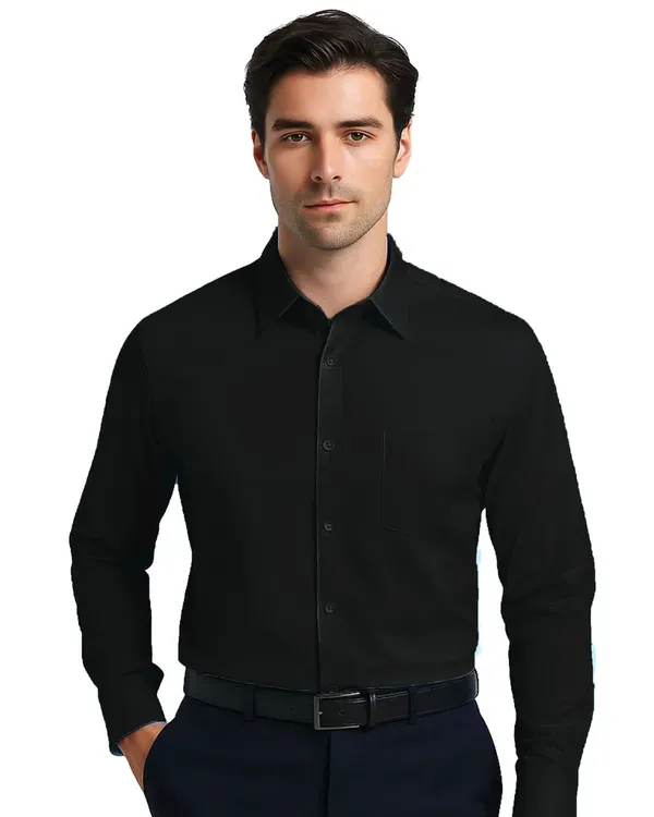 Black_Full_Sleeve_Formal_Shirt_For_Men