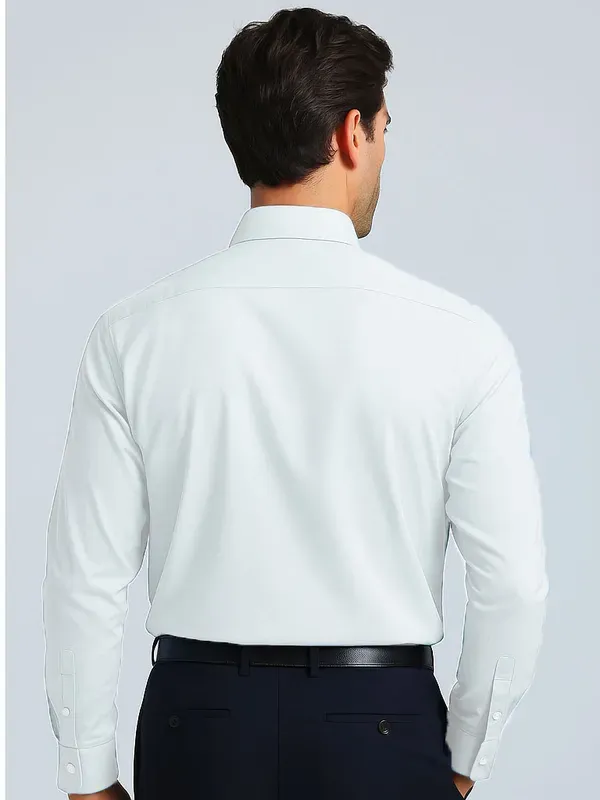 White_Full_Sleeve_Formal_Shirt_For_Men