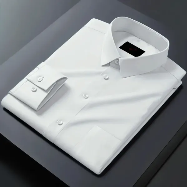 White_Full_Sleeve_Formal_Shirt_For_Men