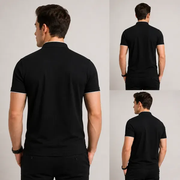 Black_Regular_Fit_Polo_T_Shirt_For_Men