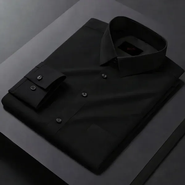 Black_Full_Sleeve_Formal_Shirt_For_Men