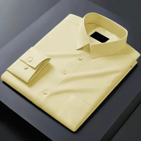 Yellow_Regular_Fit_Formal_Shirt_For_Men