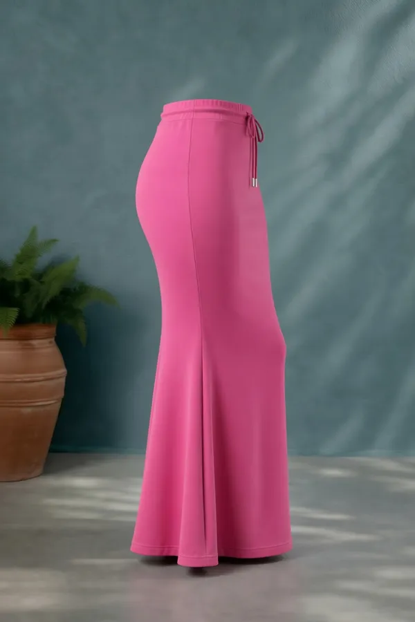 Pink_Solid_Lycra_Skirt_For_Women