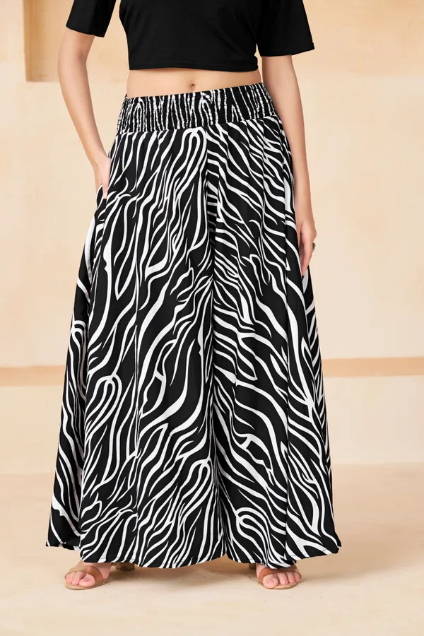 White_Viscose_Rayon_Palazzo_Pants_For_Women