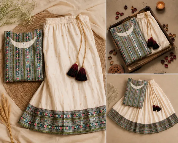 Multicolour_Printed_Ethnic_Lehenga_Set_for_Girls