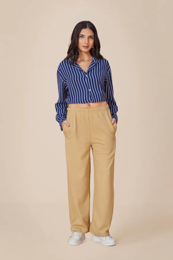 Beige_Solid_Lycra_Pants_For_Women