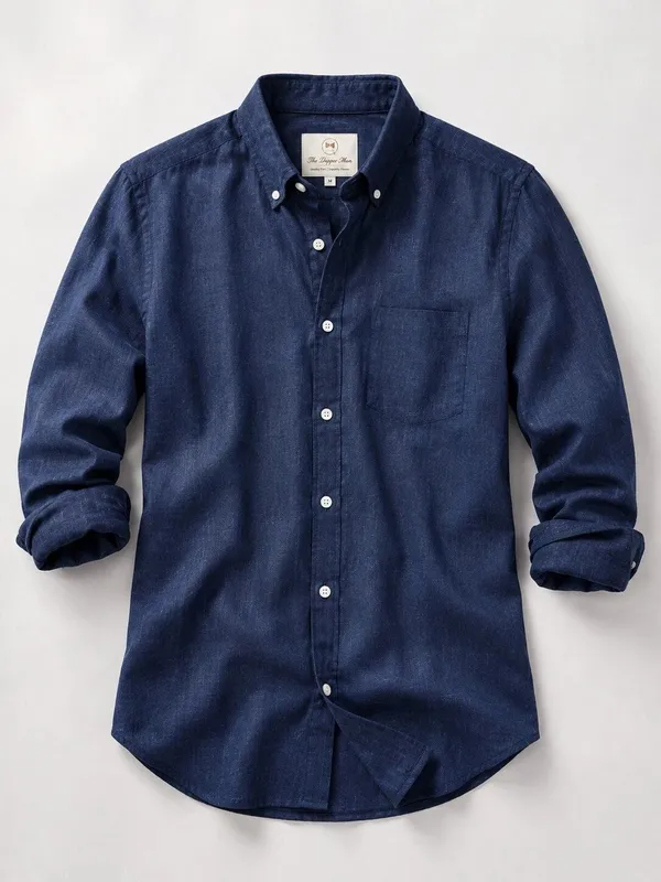 Navy_Cotton_Regular_Fit_Casual_Shirt_for_Men