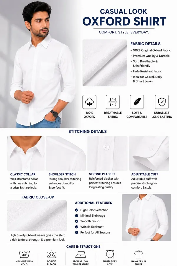 White_Oxford_Shirt_For_Men