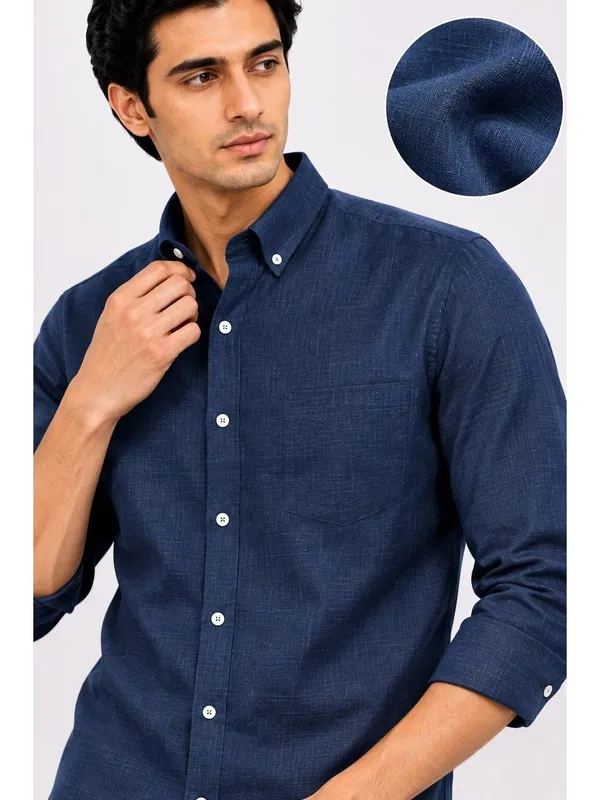 Navy_Cotton_Regular_Fit_Casual_Shirt_for_Men