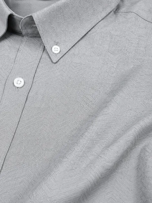 Grey_Textured_Button_Down_Shirt_for_Men