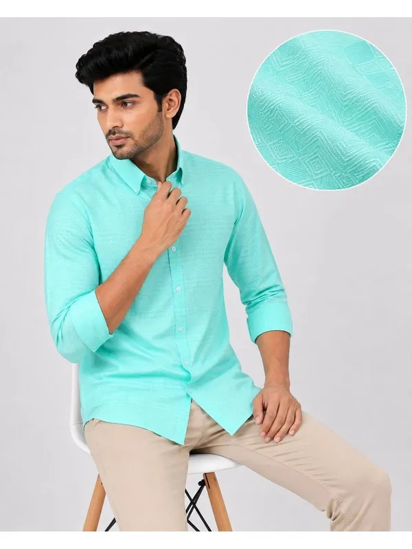 Mint_Textured_Regular_Fit_Shirt_for_Men