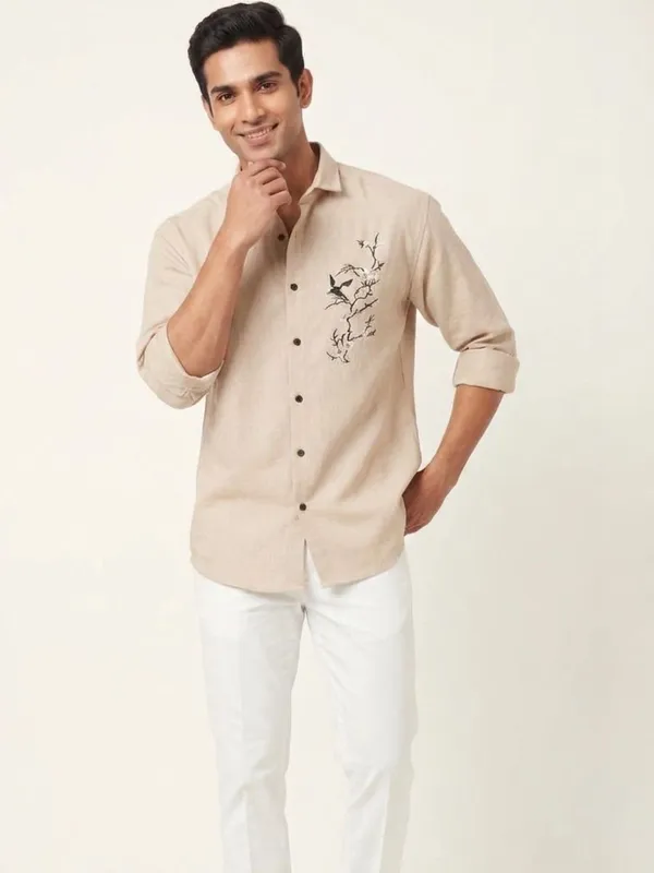 Beige_Casual_Fit_Shirt_for_Men