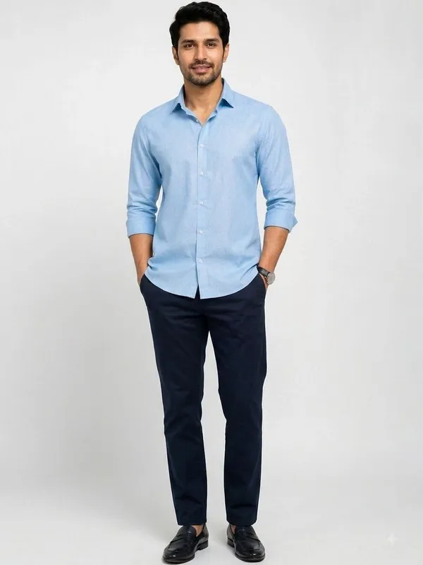 Light_Blue_Casual_Fit_Shirt_for_Men