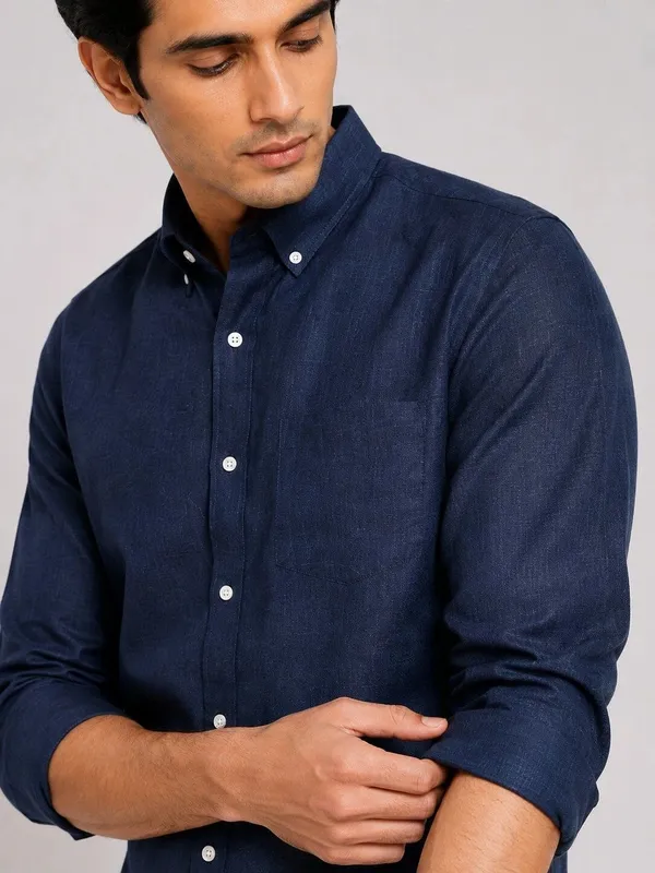 Navy_Cotton_Regular_Fit_Casual_Shirt_for_Men
