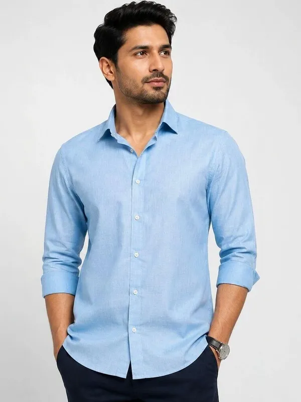Light_Blue_Casual_Fit_Shirt_for_Men