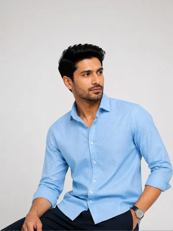 Light_Blue_Casual_Fit_Shirt_for_Men